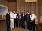 SICOT 2004, Havana/Cuba, from left: Dr J.Ka�akucki MD (Poland), Dr Tony Castro de Valle MD (Cuba), Prof. Dr. Sc. Rodrigo A. Cambras (President CSOT, Head of Department), Prof. Maurice G. Hinsenkamp (Secretary General of SICOT, Belgium), Prof. John C.Y. Leong (President of SICOT, Hong Kong), Prof. T.Karski (Poland), Prof. Albert Zaratsian (Yerevan, Head of Department, Armenia) 
