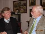 Discussion about Hips problems, Spine problems and especially about so-called idiopathic scoliosis. On the picture Mr. Kjell Magnus KEEHUS (on right) from Stokmarknes / Norge / Norway - now in Poland / Lublin / Garbw & Prof. T. Karski