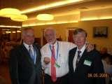 16th European SICOT Trainees' Meeting / 7 - 9 May 2009 / Kolobrzeg / Poland / LECTURE - T. KARSKI Possibility, results of conservative treatment and causative prophylactics in the so-called idiopathic scoliosis - versus operative procedures - in observation of 15 years / On the picture - Prof. Wladyslaw Lokietek / Belgium, Prof. M. Jablonski and Prof. T. Karski 