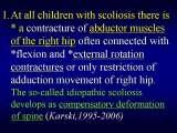TWO LECTURES on scoliosis / Orthop.Congress in CAIRO-8.12.2006