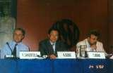 IRSSD Congress, Athens, 2002. From left - Prof. P. Dangerfield, Prof. Suzuki, Prof. Grivas
