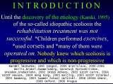 TWO LECTURES on scoliosis / Orthop.Congress in CAIRO-8.12.2006